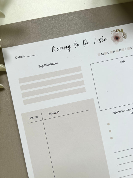 Mama To Do - Liste