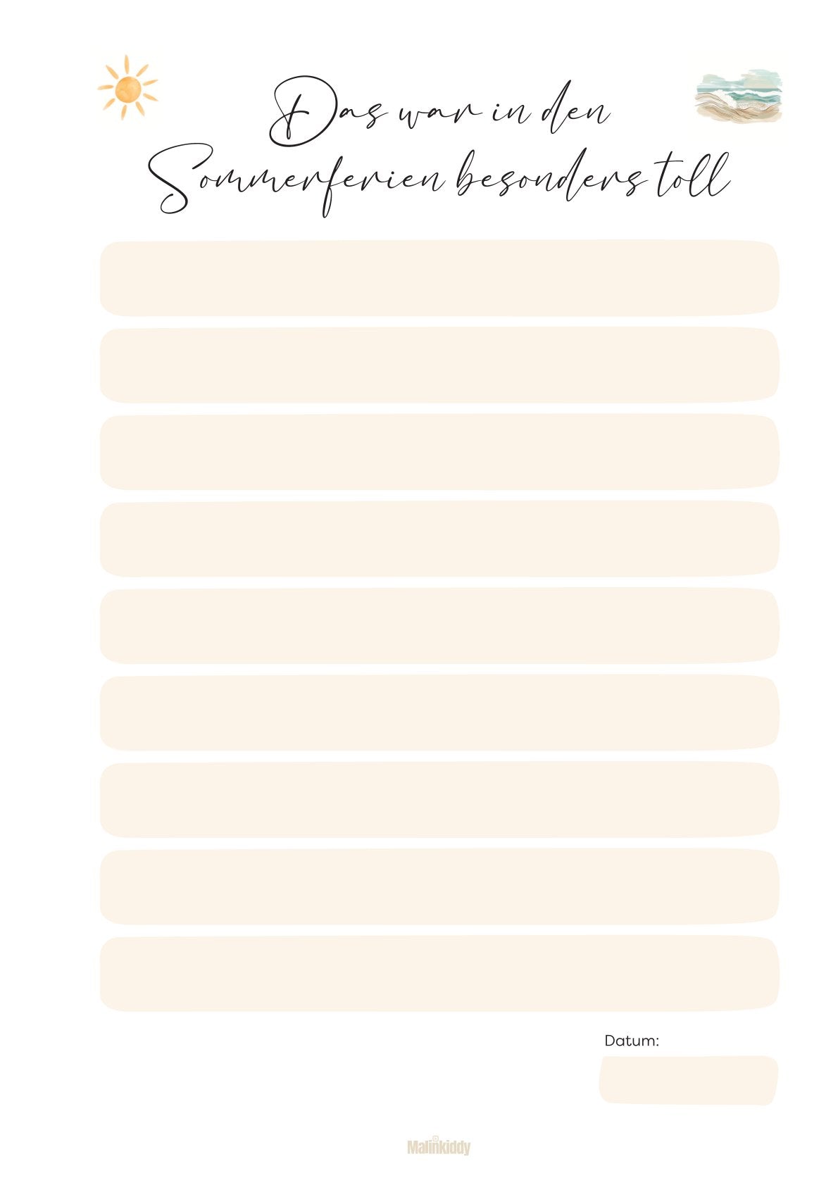 Besondere Sommerferien