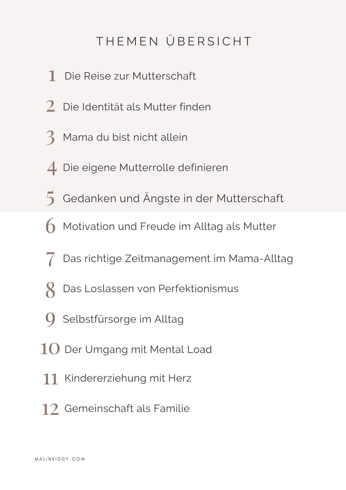 Digitales Mama Workbook & Journal
