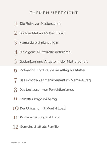 Digitales Mama Workbook & Journal