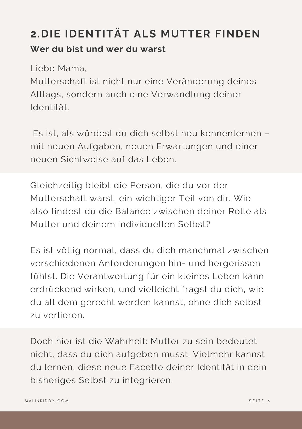 Digitales Mama Workbook & Journal