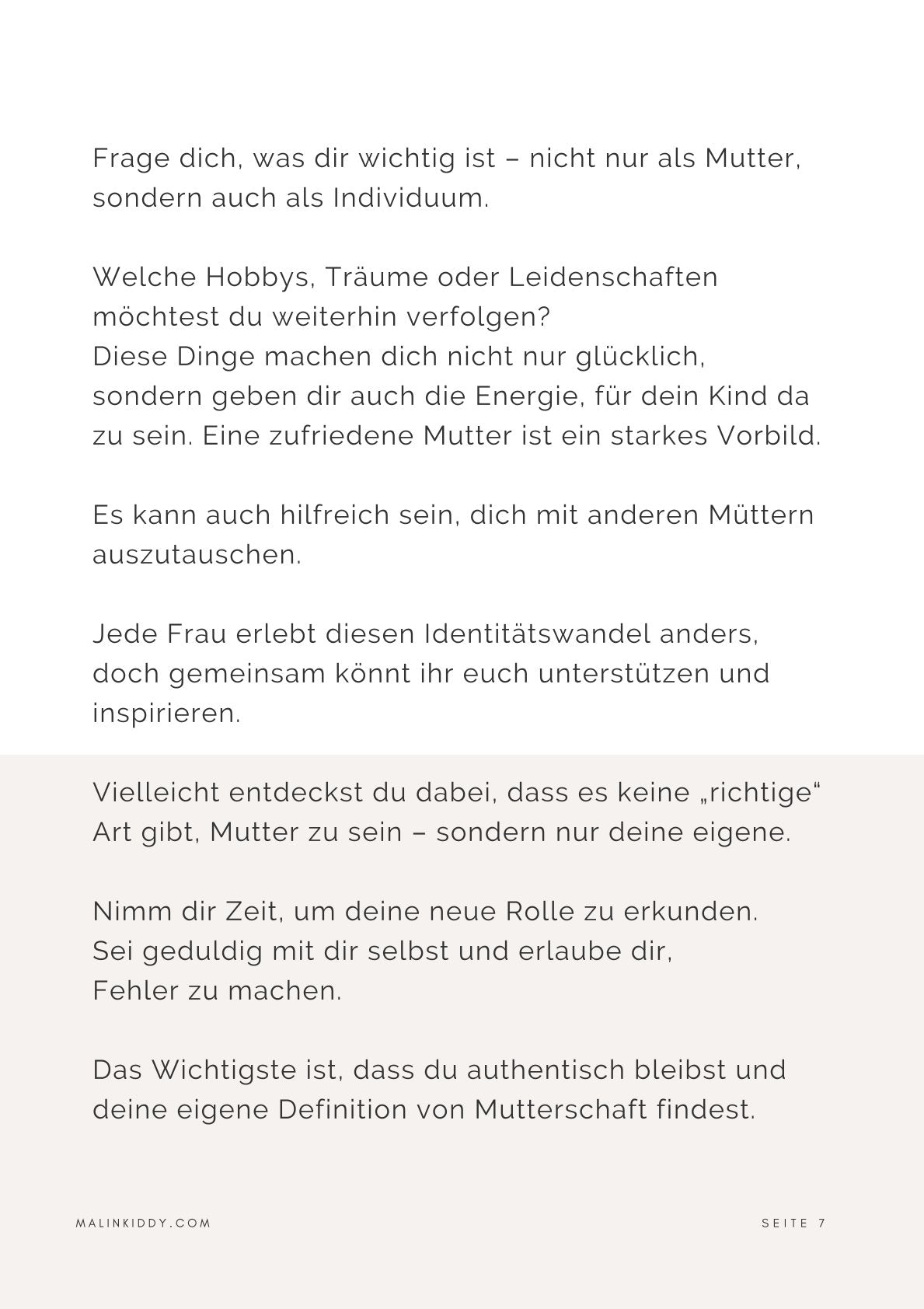 Digitales Mama Workbook & Journal