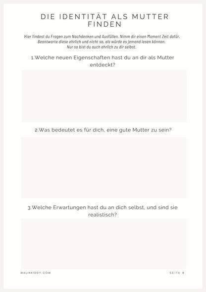 Digitales Mama Workbook & Journal