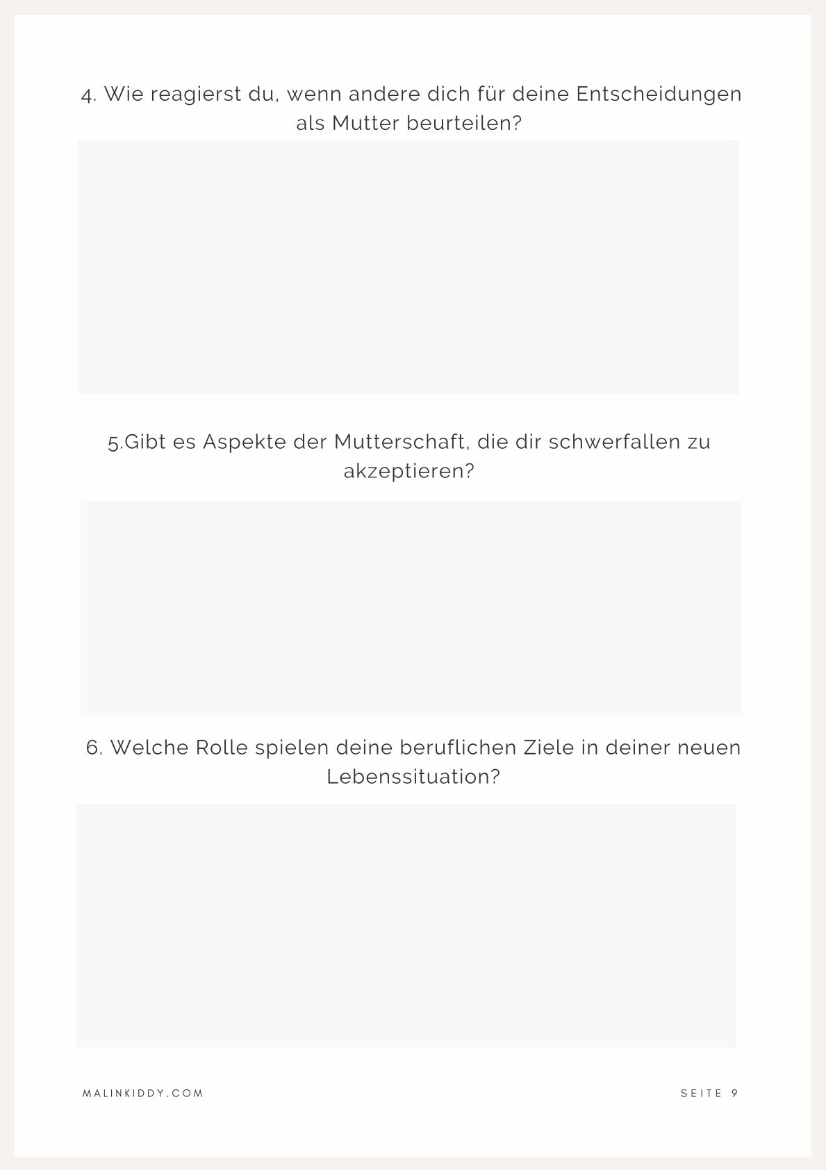Digitales Mama Workbook & Journal