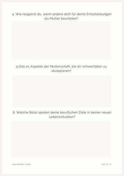 Digitales Mama Workbook & Journal