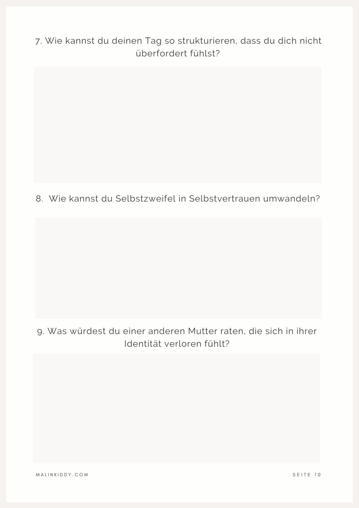 Digitales Mama Workbook & Journal