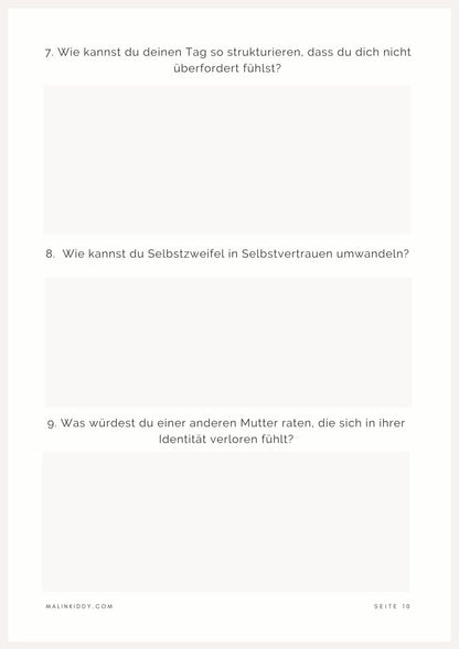 Digitales Mama Workbook & Journal