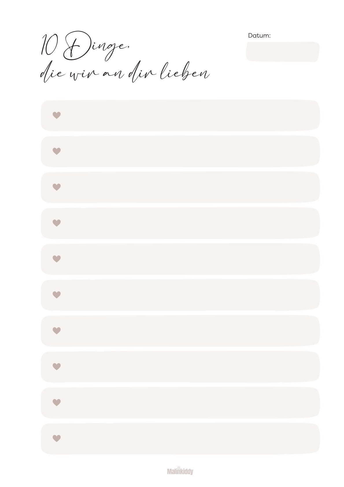 10 Dinge, die wir an dir lieben