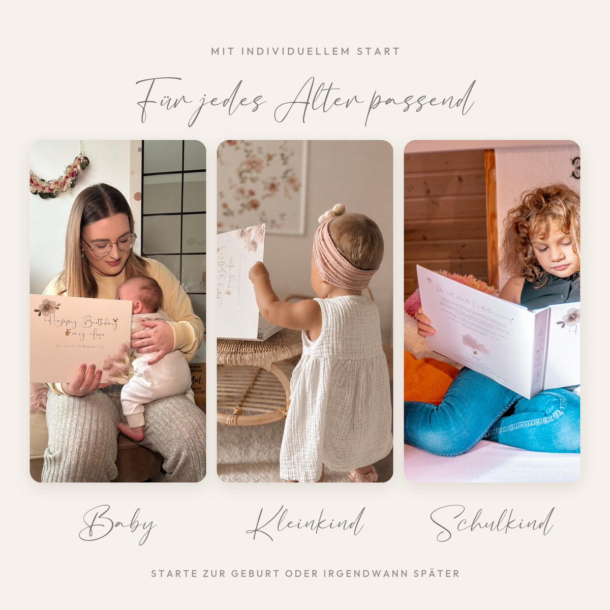 Erinnerungsbuch für dein Kind – 18 Jahre & 18 Geburtstagsbriefe | Happy Birthday my Love