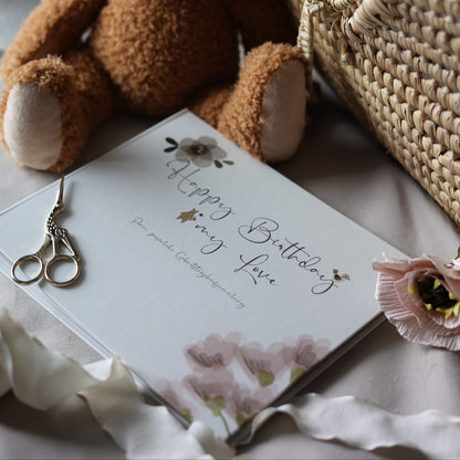 Erinnerungsbuch für dein Kind – 18 Jahre & 18 Geburtstagsbriefe | Happy Birthday my Love
