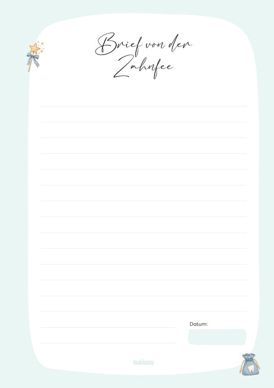 Brief von der Zahnfee