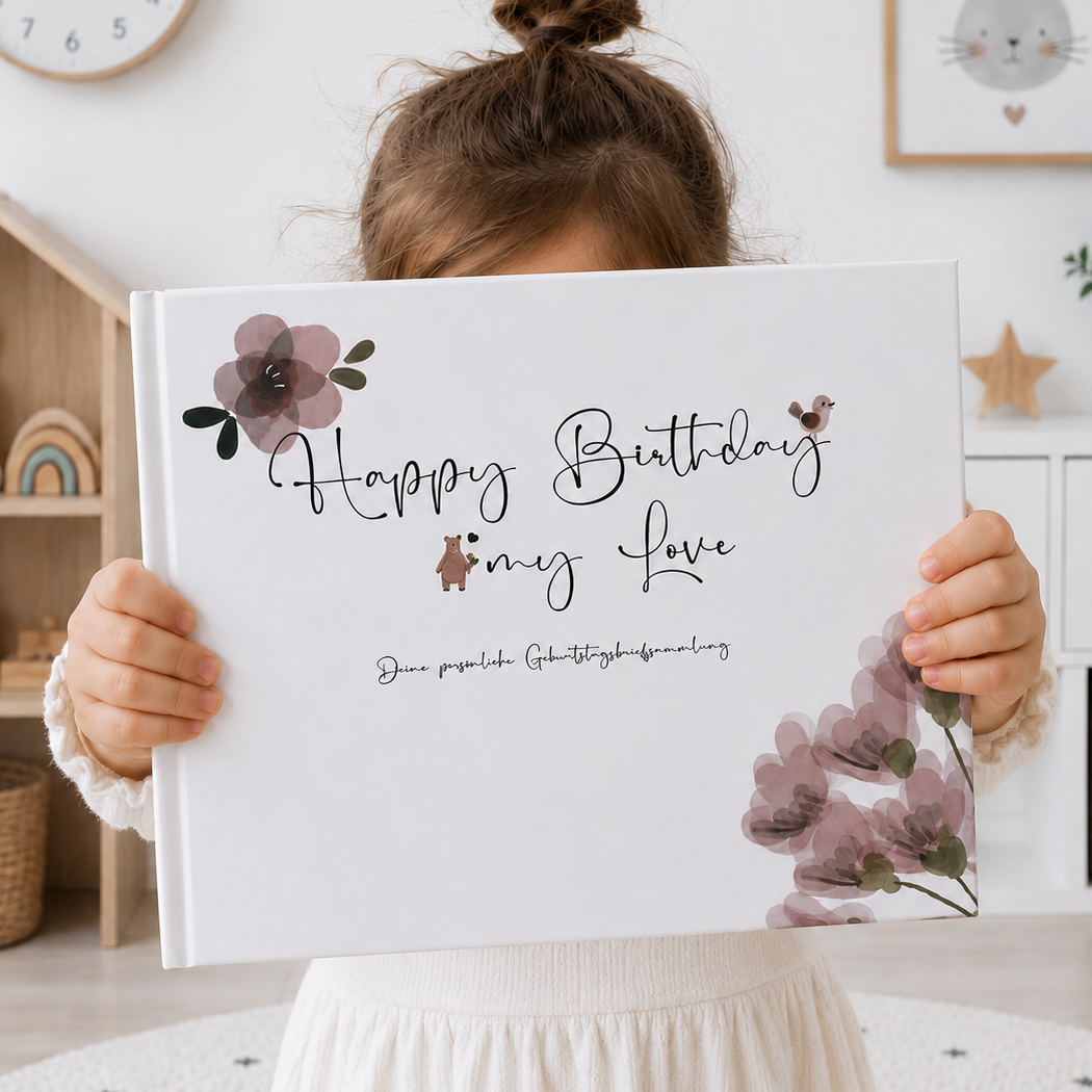 Erinnerungsbuch für dein Kind – 18 Jahre & 18 Geburtstagsbriefe | Happy Birthday my Love
