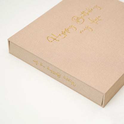 Happy Birthday my Love Premium Leinen mit Slipbox - 18 Jahre & 18 Briefe Erinnerungsbuch