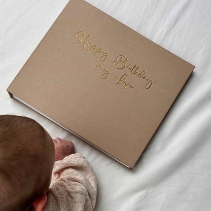 Happy Birthday my Love Premium Leinen ohne Slipbox - 18 Jahre & 18 Briefe Erinnerungsbuch