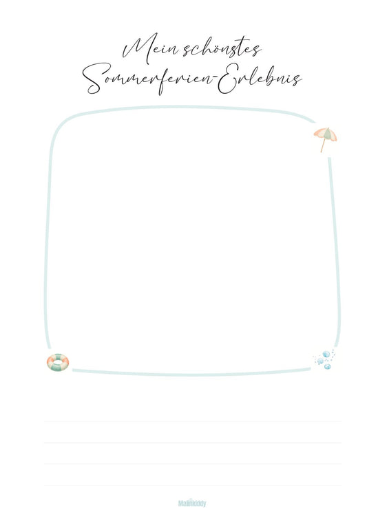 Mein schönstes Sommerferien-Erlebnis